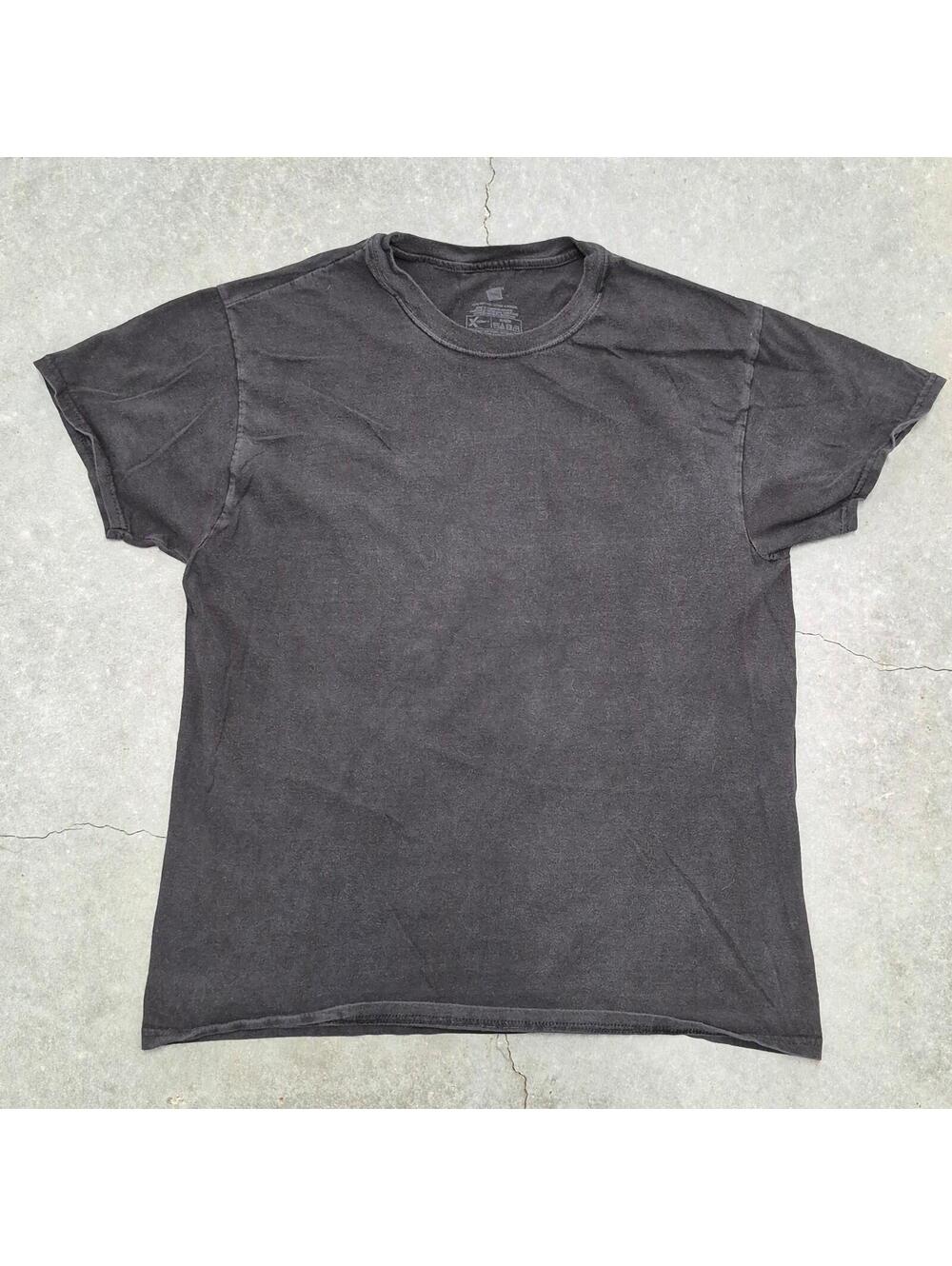 Hanes Plain Black T Shirt